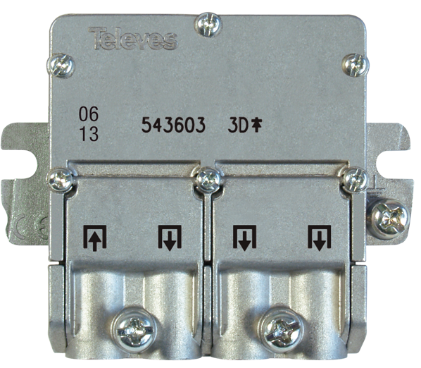 Televés 5436 F-smart PRO splitter 1:3 DC-PASS