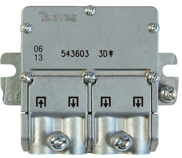 5436 F-smart PRO splitter 1:3 DC-PASS