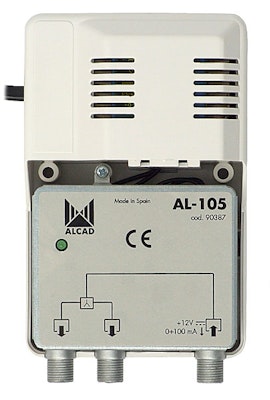 Alcad 12V Nätdel till antennförstärkare f-kontakt 100 mA