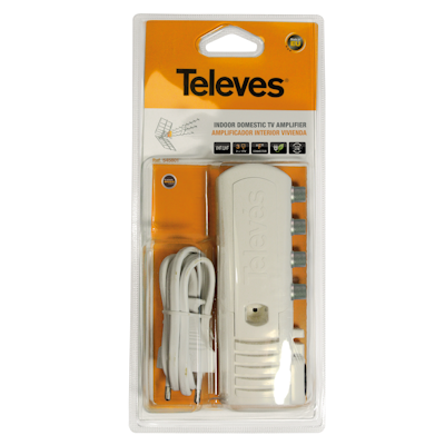 Televés Nätdel / Antennförstärkare 5458 12V till antenn LTE F-kontakt
