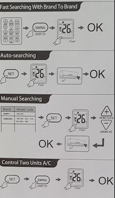 LG Universal Fjärrkontroll för Luftvärmepump