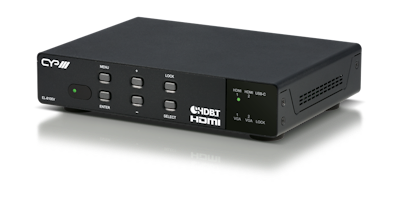 CYP/// EL-8100V Advanced 4K Multi-Format to HDMI/HDBaseT Presentation Switch (with HDMI, USB-C and VGA inputs)