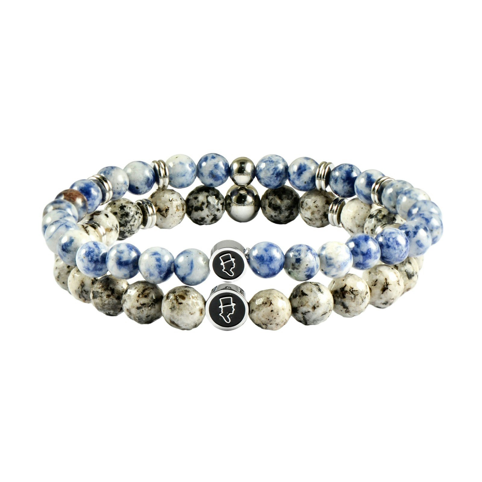 Mix & Match - Heaven 6mm | Dubbel Läder | Stone 8mm
