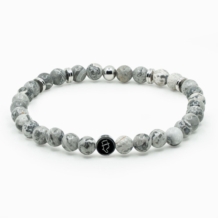 Gemstone bracelet 6mm Tornado