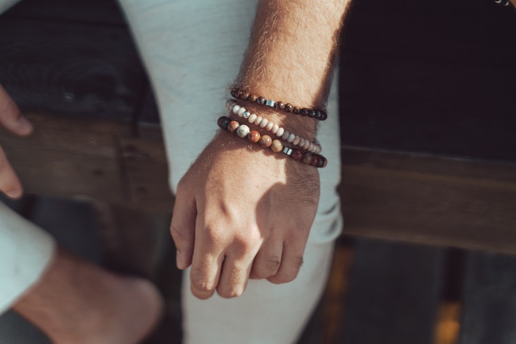 Gemstone bracelet 6mm Falsterbo Beach