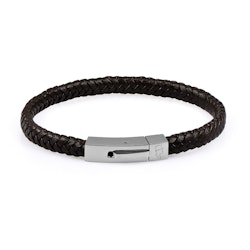 Leather bracelet Single Black