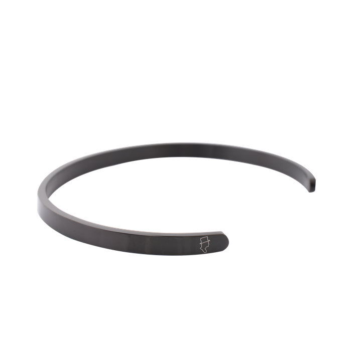 Steel bracelet 5mm Black