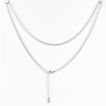 TIMELESS Necklace Shadow Silver