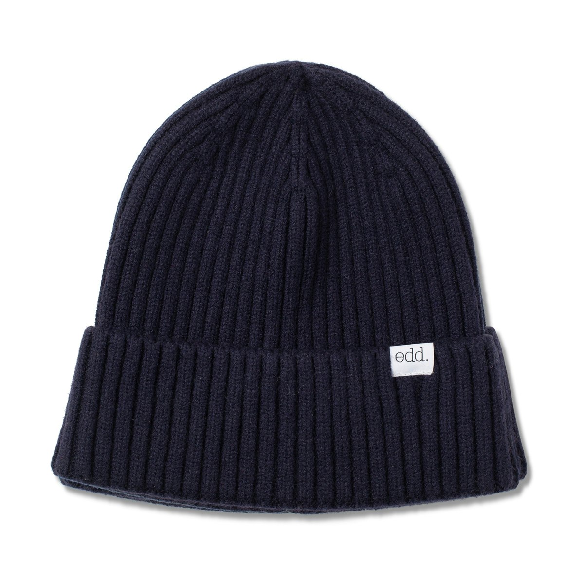 Deran Ribbed Hat Navy