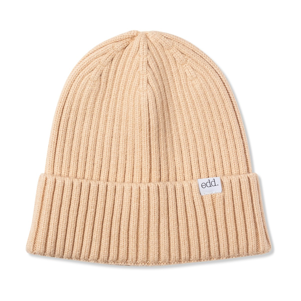 Deran Ribbed Hat Light Sand