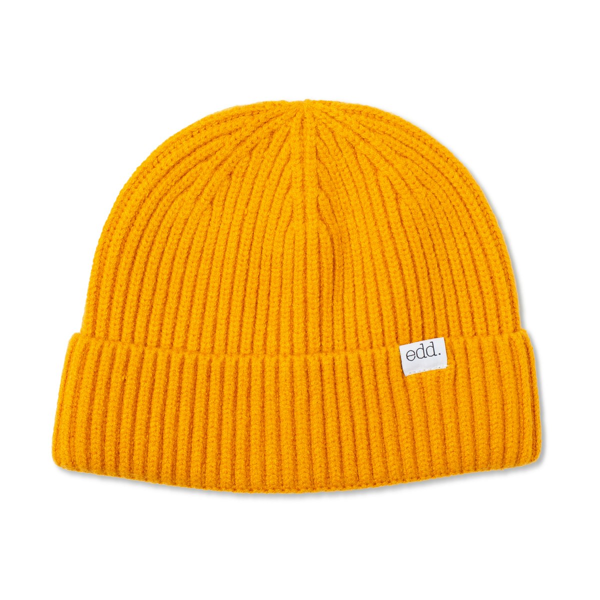 Jake Ribbed Beanie Mustard