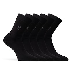 5-Pack Black Bamboo Socks