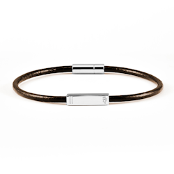 Leather bracelet TIMELESS Slim Brown