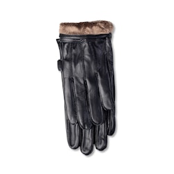 Anthon Leather Gloves Black