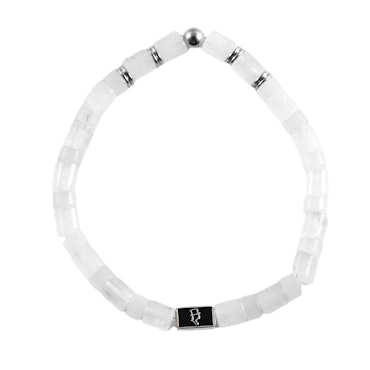 Gemstone bracelet 6mm Pearl