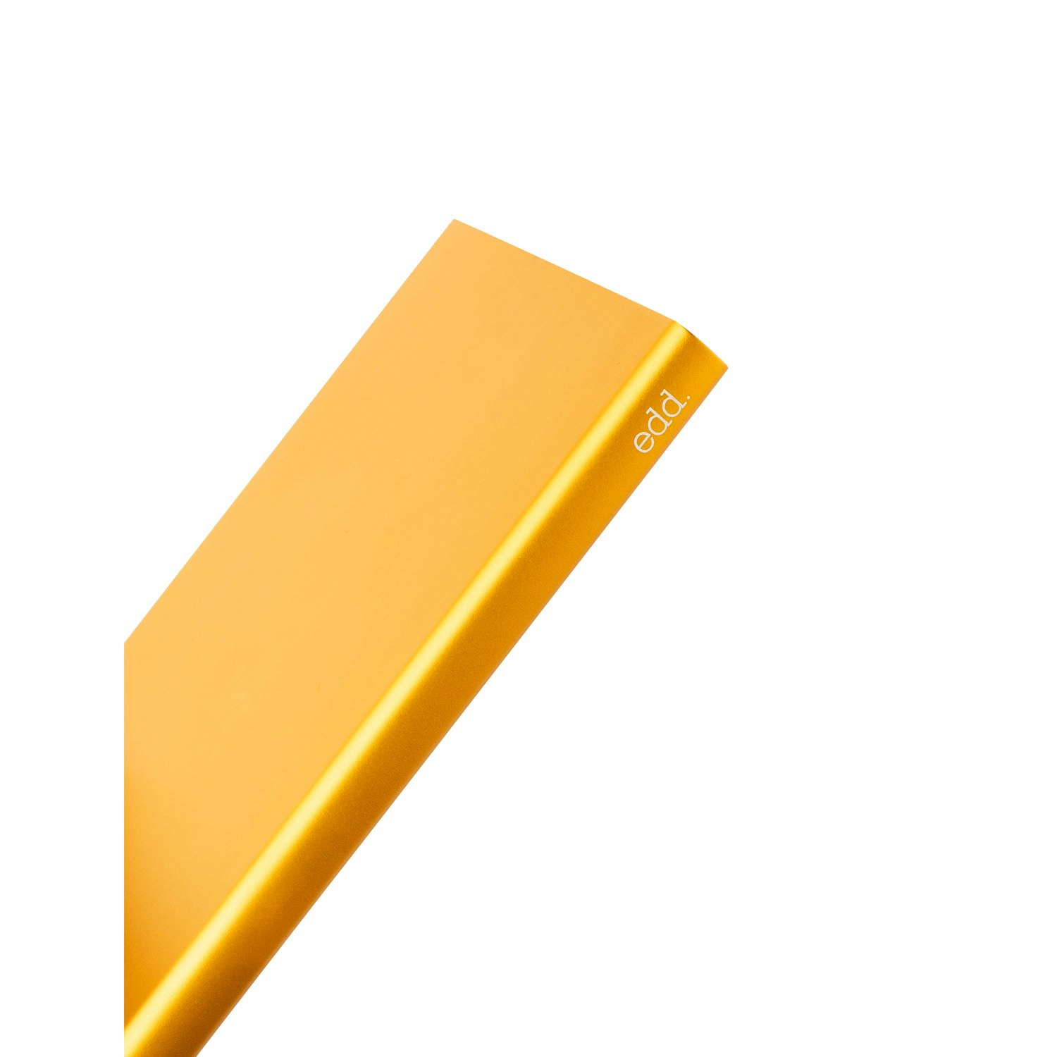 Singel Aluminium Korthållare Guld