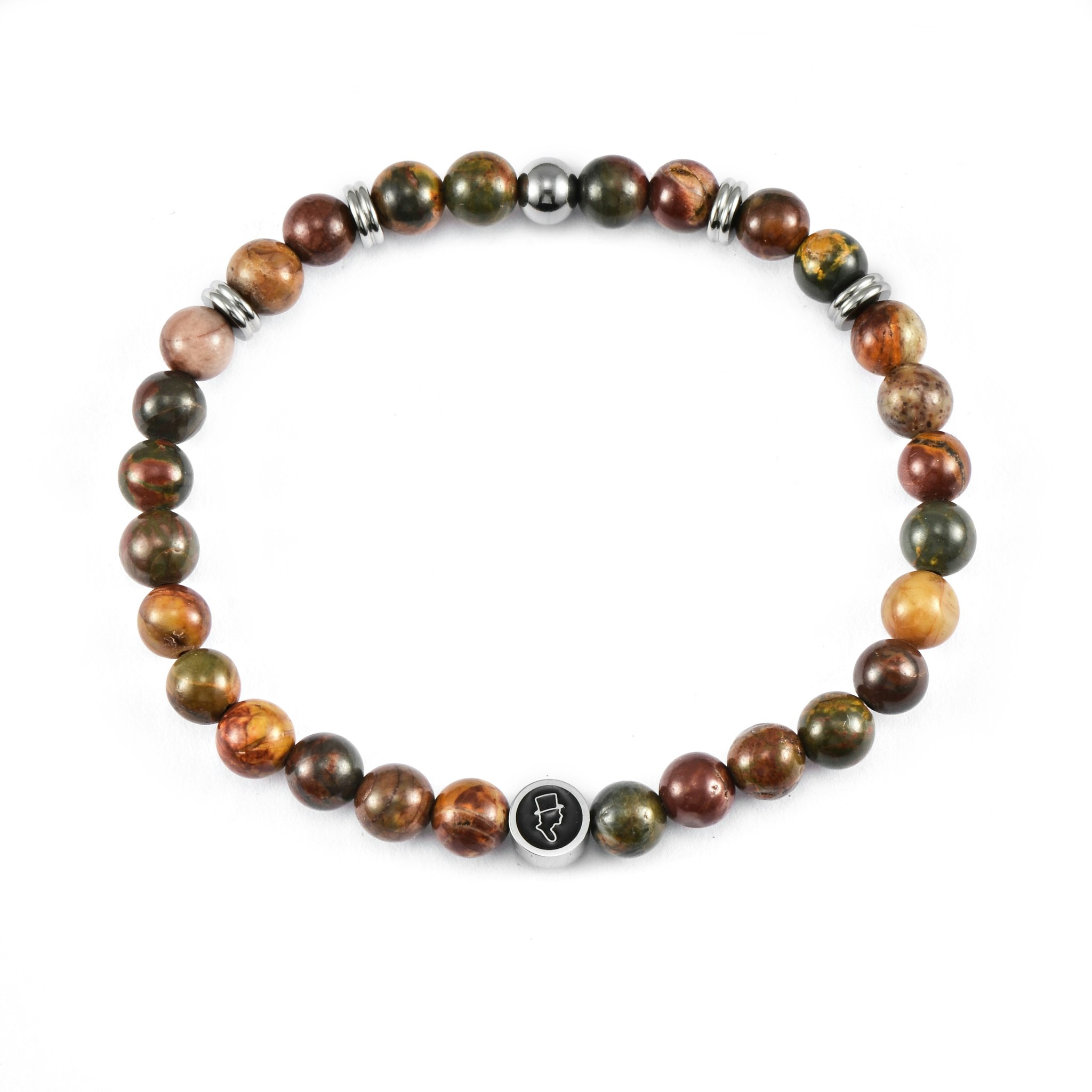 Mix & Match - Picasso 6mm | Läder Grön | Lava 8mm