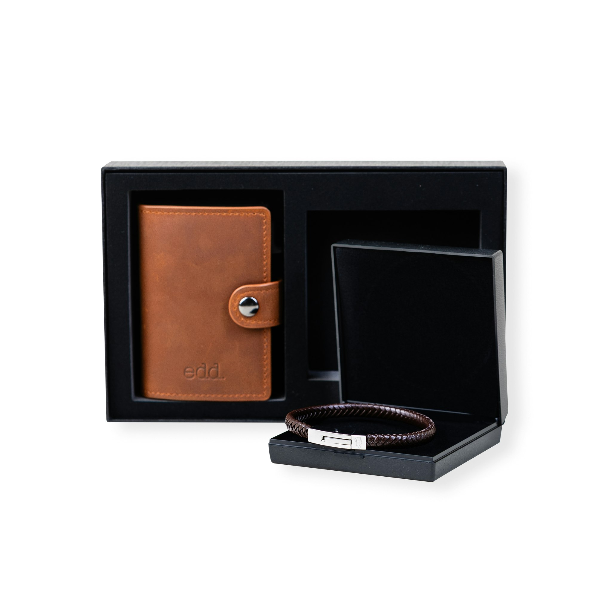 Presentbox Plånbok/Armband Brun
