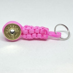 Nyckelring Lockvissla Kaliber 12 - Rosa paracord