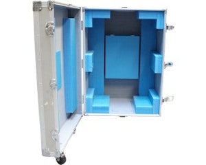 Noname Transit Case, Aluminium With Wheel