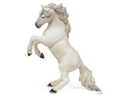 Stegrande häst vit (Papo)