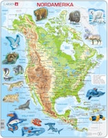 Karta Nordamerika 66 bitar