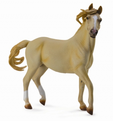 Deluxe 1:12 Mustang hingst palomino (Collecta)