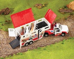 Truck & Trailer Djurambulans 1:32