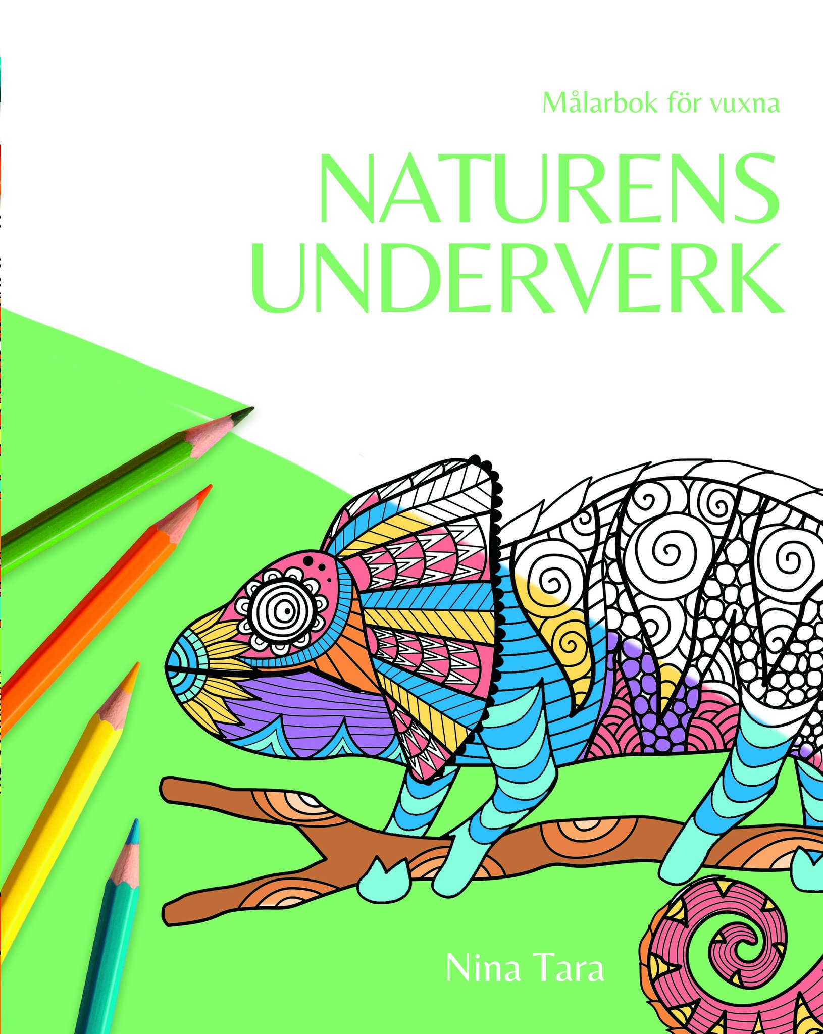 Naturens underverk; målarbok för vuxna