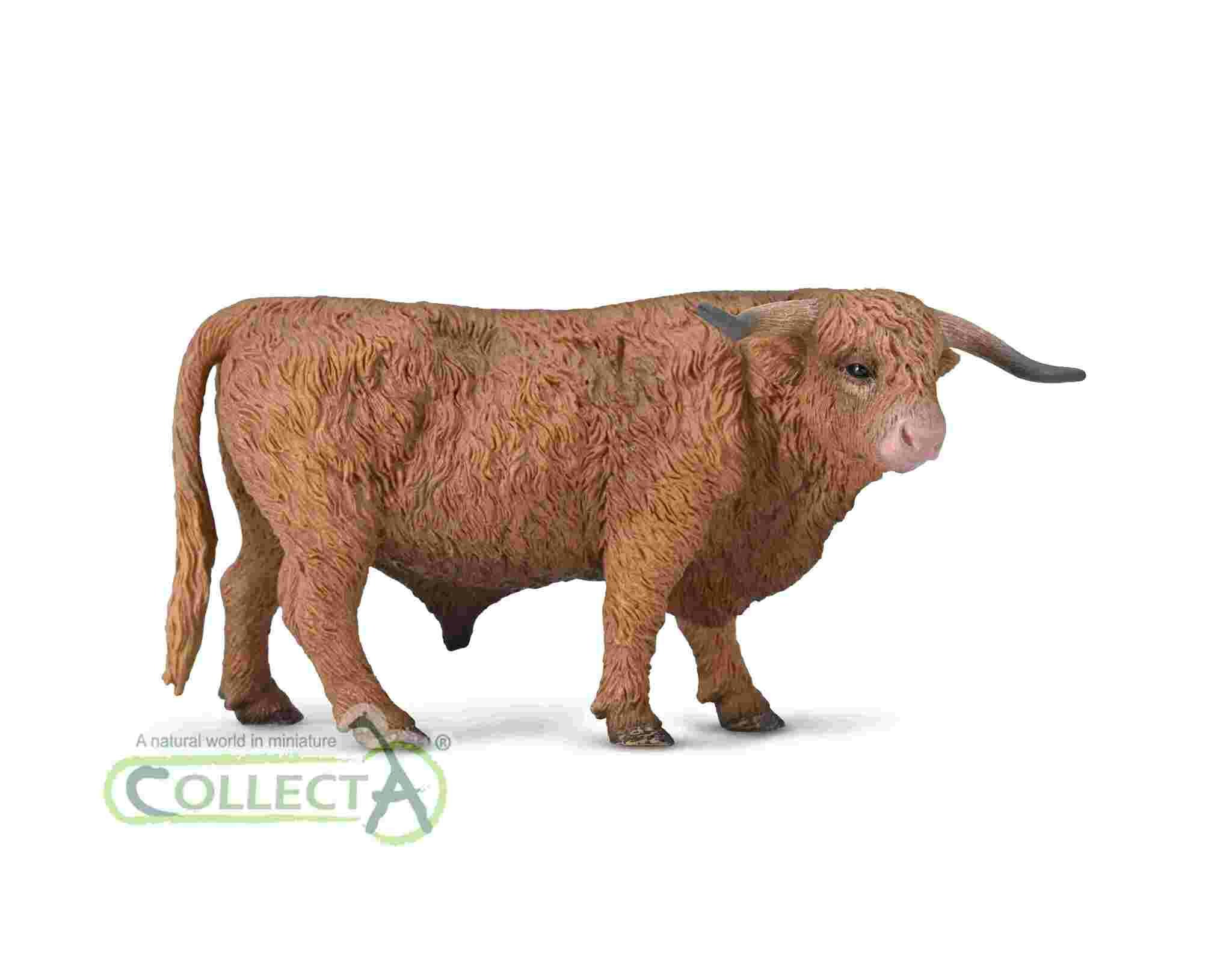 Highland cattle tjur 15 cm (Collecta)