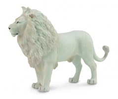 Vit lejonhanne 14 cm (Collecta)