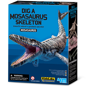 Gräv fram och bygg ihop ett dinosaurieskelett - Mosasaurus