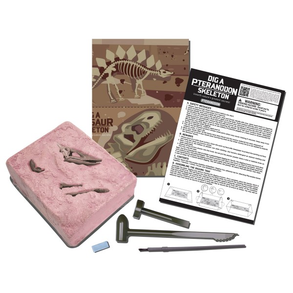 Gräv fram och bygg ihop ett dinosaurieskelett - Pteranodon