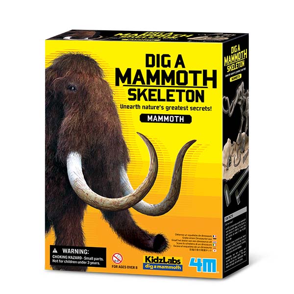 Gräv fram och bygg ihop ett skelett - Mammut