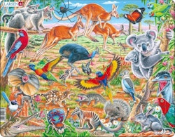 Australiens djur 60 bitar