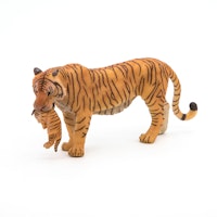 Tigerhona med unge 14 cm (Papo)