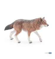 Varg brun 10 cm (Papo)