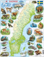 Karta Sverige 71 bitar