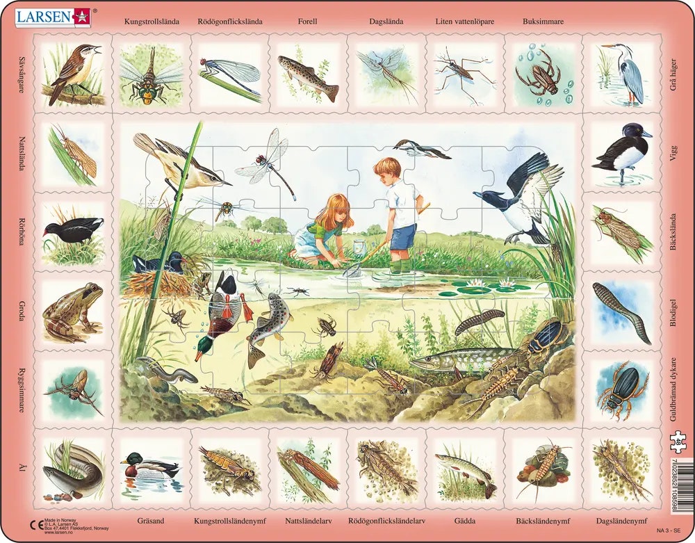 Pussel Natur Insjön, 48 bitar