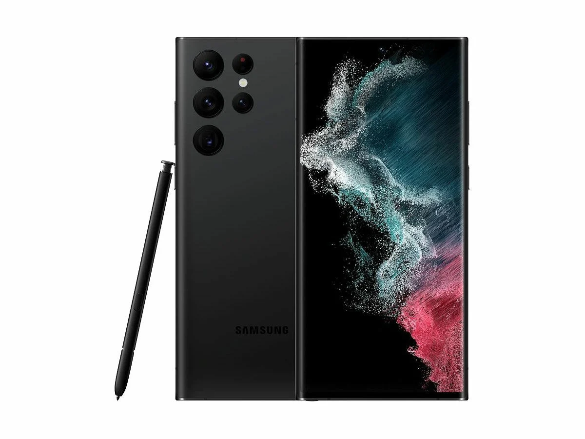 Samsung Galaxy S22 Ultra SM-S908B 5G Dual SIM 8GB RAM 128GB Black-HELT NY
