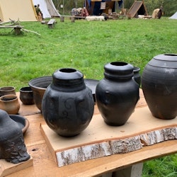 svartbränd keramik