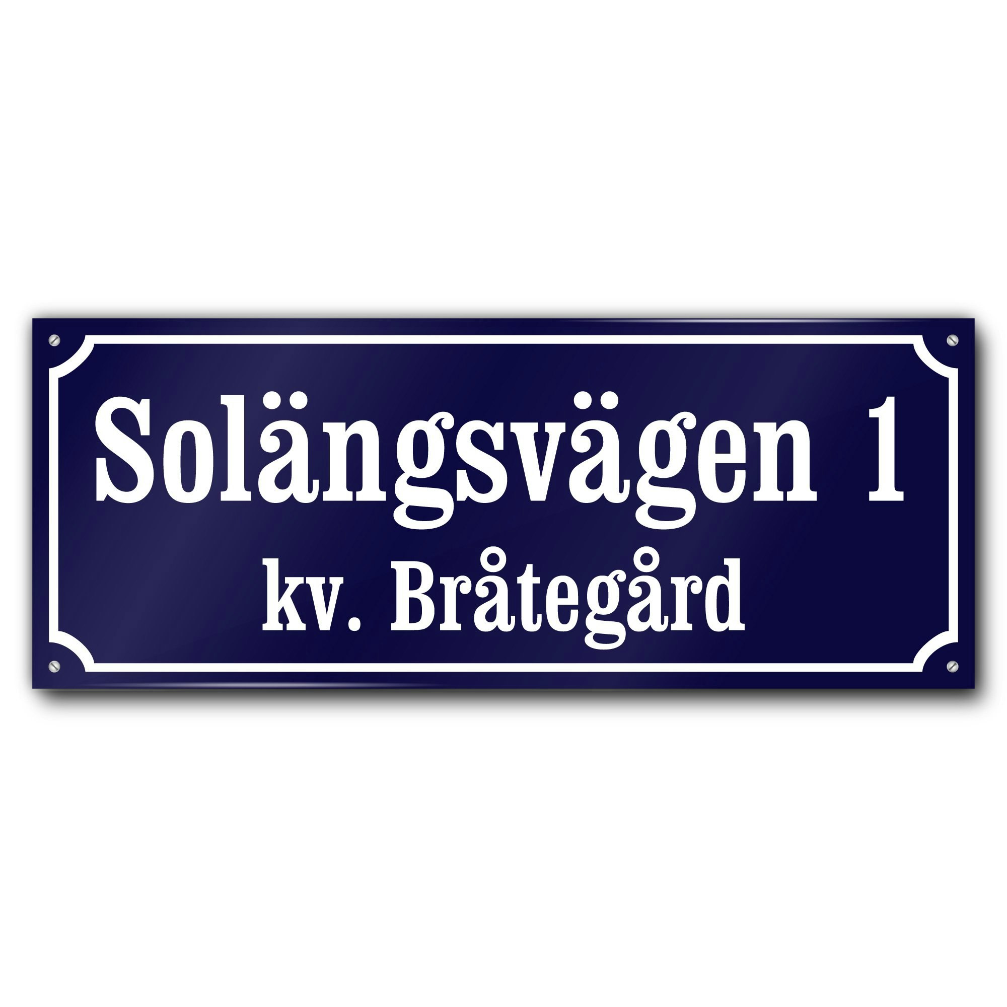 Husskylten.se > Tvåradiga Husskyltar