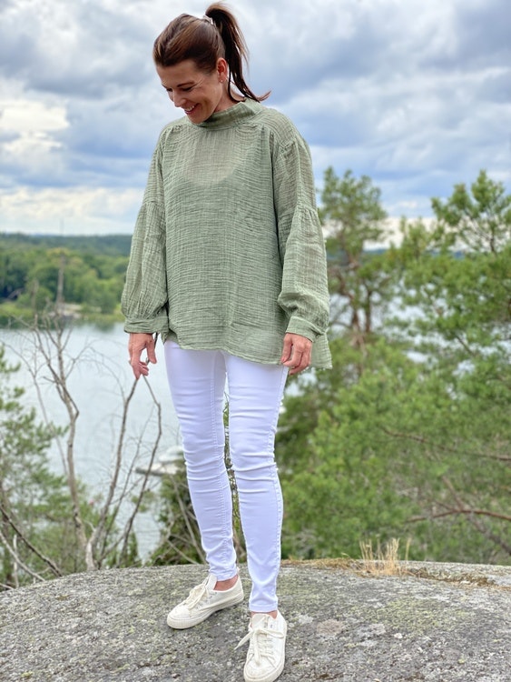 Blouse  Vaxholm green