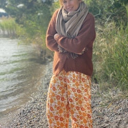 Boho pants  Black/red