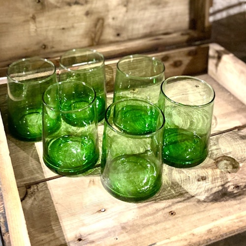 Dricksglas grön