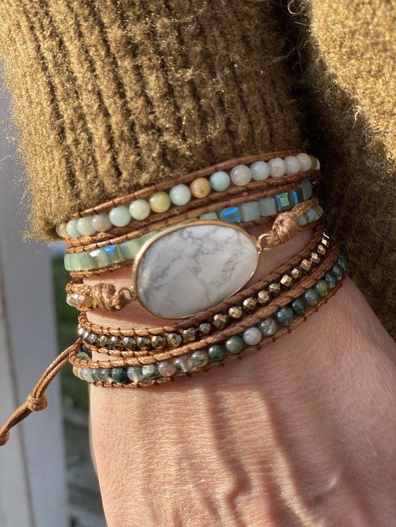 Armband i Boho style Lång