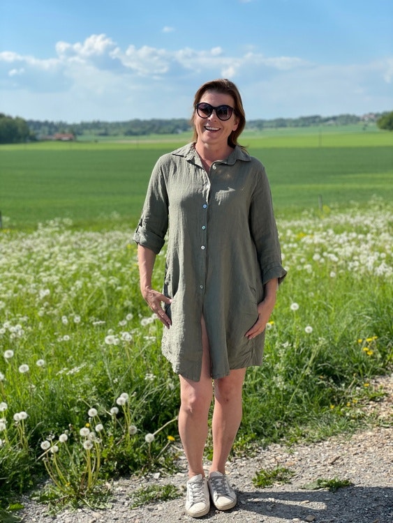 tunic shirt in linen