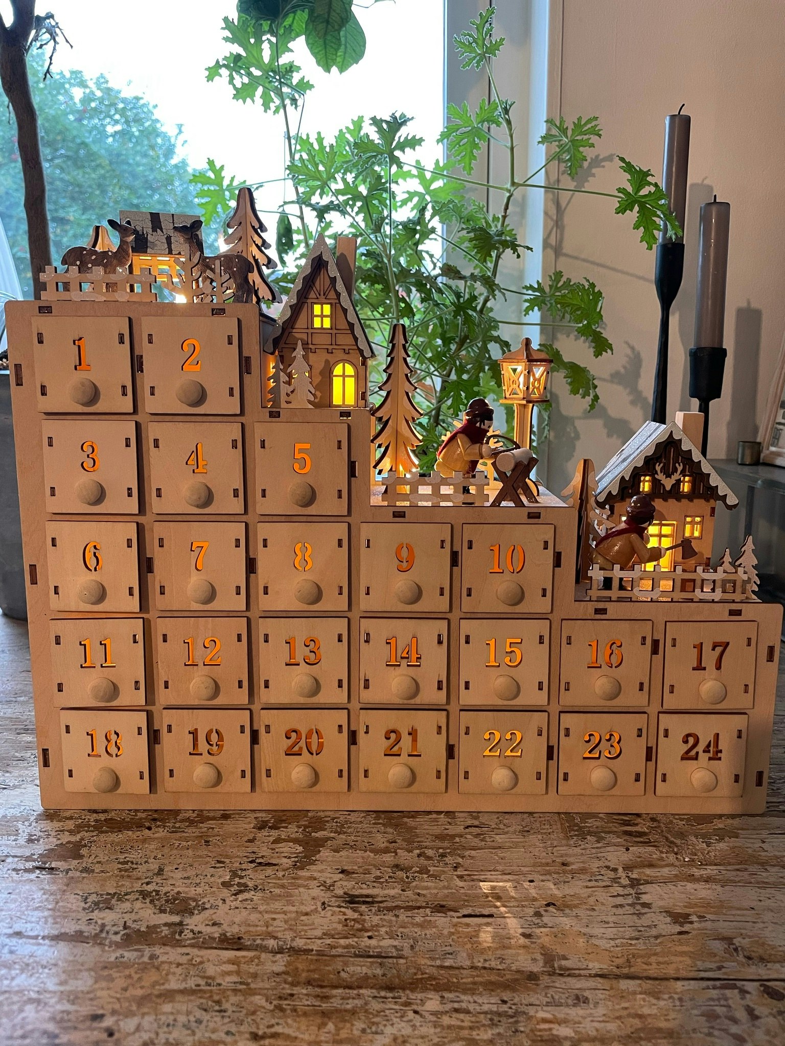 Julkalender winter Wonderland slott