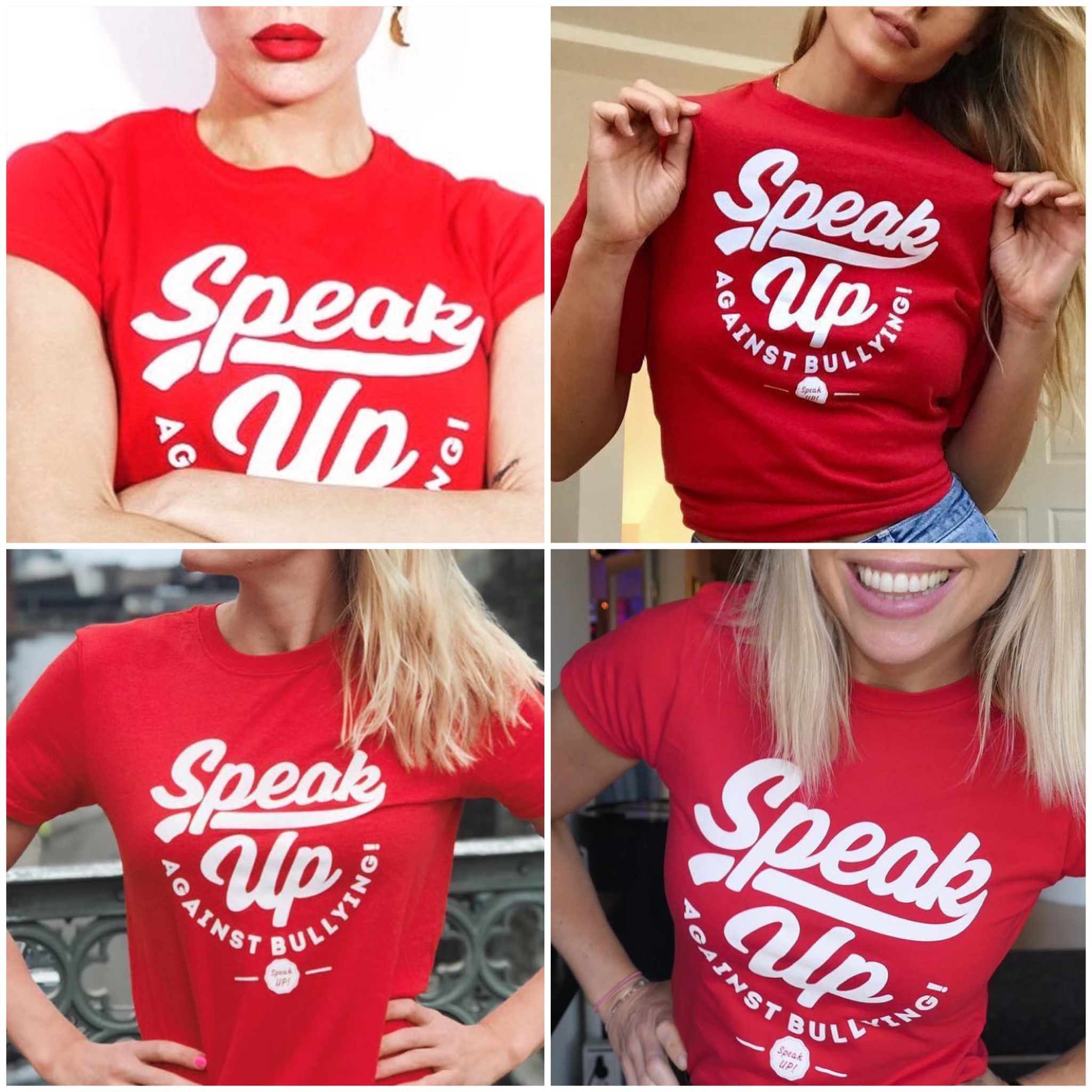 Speak UP t-shirt Röd