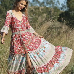 Havillah Maxi Dress - Rococo Red